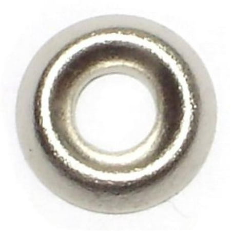 #6 Nickel Plated Steel Finishing Washers 5/32 X 15/32 Model Fnwsr-117