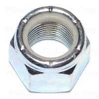 3/4-16 Zinc Fine Nylon Insert Lock Nuts – Hex Lock Nut – Grade 2 Steel