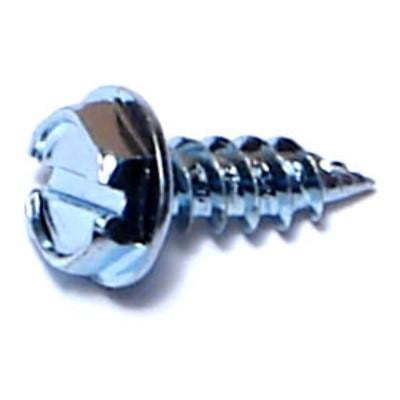 #7 X 1/2 Zinc Plated Steel Hex Washer Head Speed Point Sheet Metal Screws