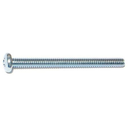 1/4-20 X 3 Zinc Phillips Pan Machine Screws – Durable Fasteners For Various Applications