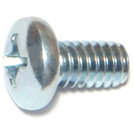 1/4-20 X 1/2 Zinc Phillips Pan Machine Screws – Durable Fasteners For Various Applications