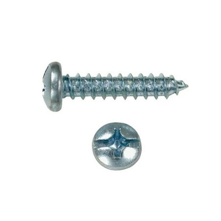 14 X 2-1/2 Inch Zinc Combo Pan Sheet Metal Screws – 100 Count