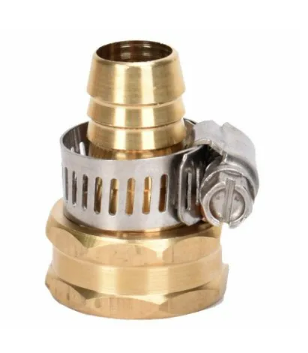 5/8-inch Female Hose Mender With Heavy-duty Brass Construction