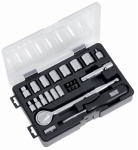 24-pc. Metric Socket Set, 1/4 & 3/8-in. Drive