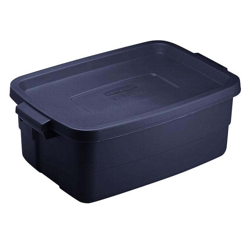 Roughneck 3 Gallon Navy Storage Box 7 In. H X 10.625 In. W X 15.687 In. D