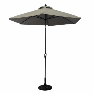 Nantucket 9-ft. Pole Umbrella With Olefin Fabric And Aluminum Frame