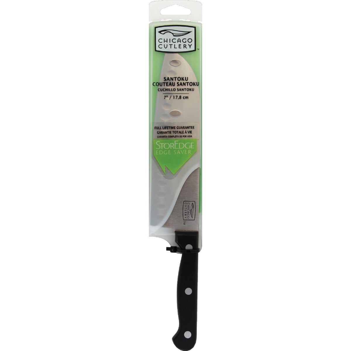 Essentials Santoku Knife, 6.75 Inch – High-carbon Stainless Steel