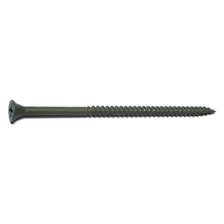 #10 X 4 Green Phillips Bugle Head Deck Screws – Rust Resistant Steel