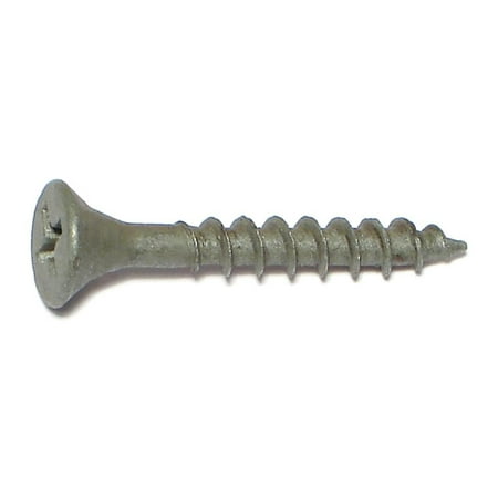 #7 X 1-1/4 Green Phillips Bugle Head Deck Screws – 100 Count
