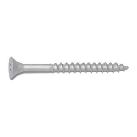 #7 X 2 Silver Phillips Deck Screws – Ruspert Coated Steel Bugle Head