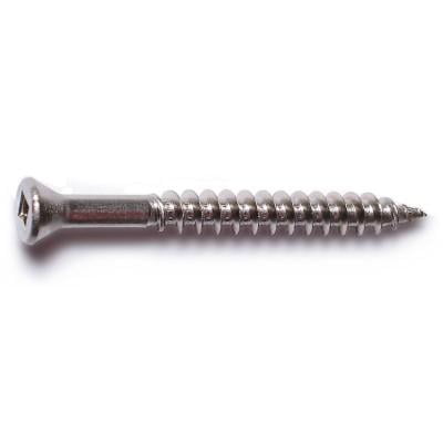 #7 X 1-5/8 Stainless Steel Square Drive Trim Head Deck Screws – 305 Grade