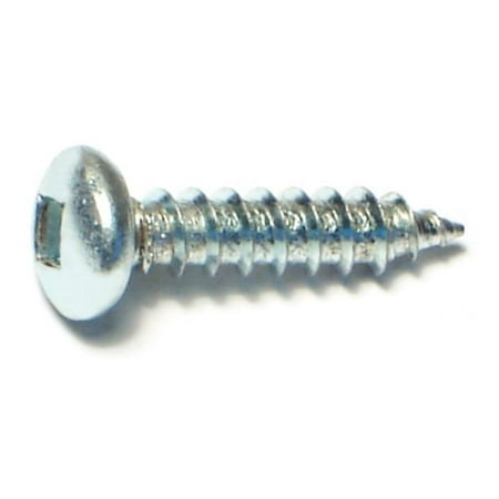 8 x 3/4 Zinc Square Drive Pan Sheet Metal Screws
