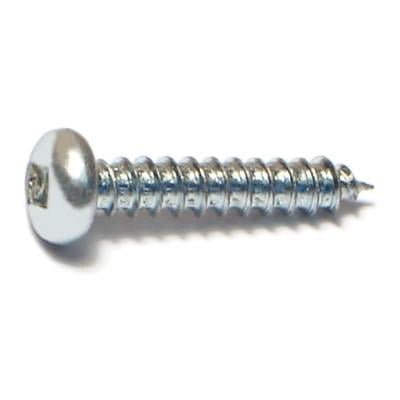 #6 X 3/4 Zinc Plated Steel Square Drive Pan Head Sheet Metal Screws