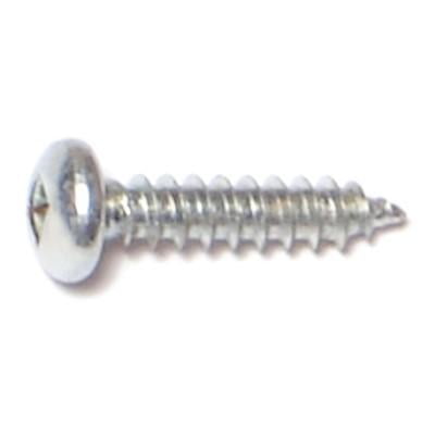 4 x 1/2 Zinc Square Drive Pan Sheet Metal Screws