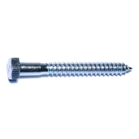 1/2 X 4-1/2 Zinc Plated Grade 2 Hex Lag Screws – Heavy Duty Steel