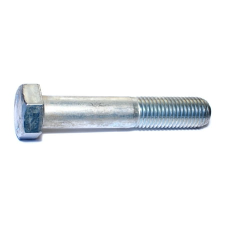 1-8 X 5-1/2 Zinc Plated Grade 5 Coarse Thread Hex Cap Screws