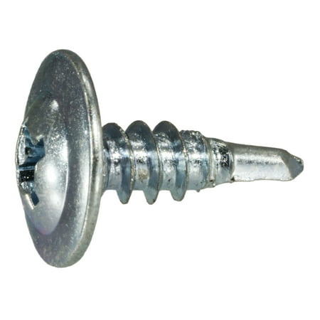 #8-18 X 1/2 Zinc Plated Steel Modified Phillips Truss Head Self-drilling Screws