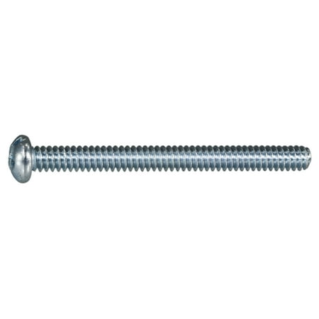 10-24 X 2 Zinc Plated Steel Combo Round Head Machine Screws – Coarse Thread