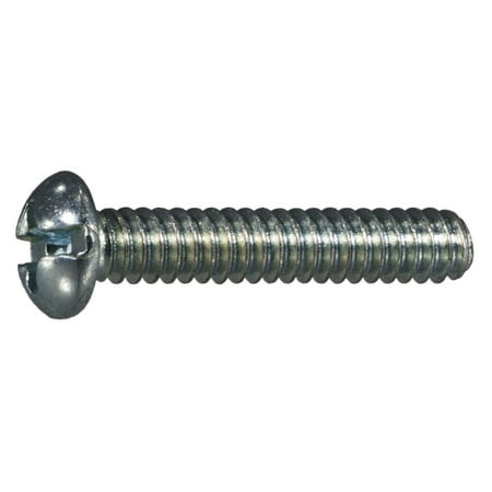 6-32 X 3/4 Zinc Plated Steel Combo Round Head Machine Screws – 100 Count