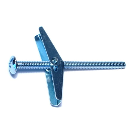 3/16 x 3 Zinc Mushroom Toggle Bolts