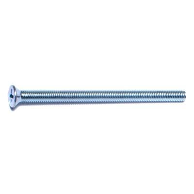 10-32 X 3 Zinc Plated Steel Phillips Flat Head Machine Screws – Fine Thread
