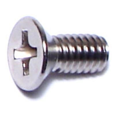 8-32 X 3/8 Stainless Steel Phillips Flat Head Machine Screws – 18-8 Coarse Thread