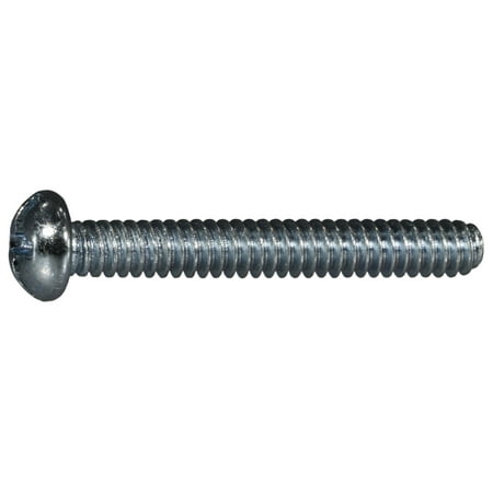 6-32 X 1 Zinc Plated Steel Combo Round Head Machine Screws