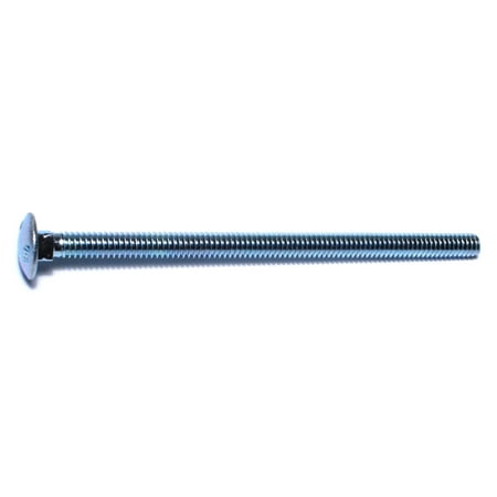 1/4-20 X 4-1/2 Zinc Plated Grade 2 Carriage Bolts – Coarse Thread Steel
