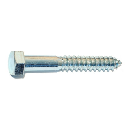 1/2 X 3-1/2 Zinc Plated Grade 2 Hex Lag Screws – Heavy Duty Steel