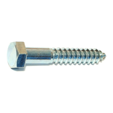 1/2 X 3 Zinc Plated Grade 2 Hex Lag Screws – Heavy Duty Steel