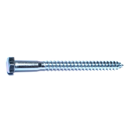 3/8 X 4-1/2 Zinc Plated Grade 2 Hex Lag Screws – Steel Construction