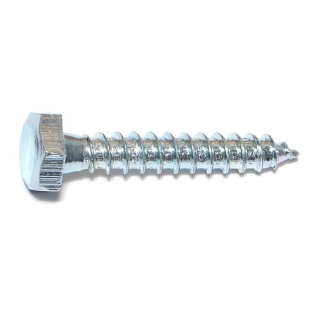 1/4 X 1-1/2 Zinc Plated Grade 2 Hex Lag Screws – Steel Hex Head