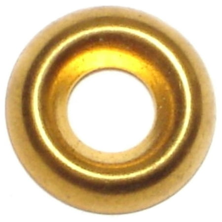 No. 8 Brass Finishing Washers – 100 Count Pack