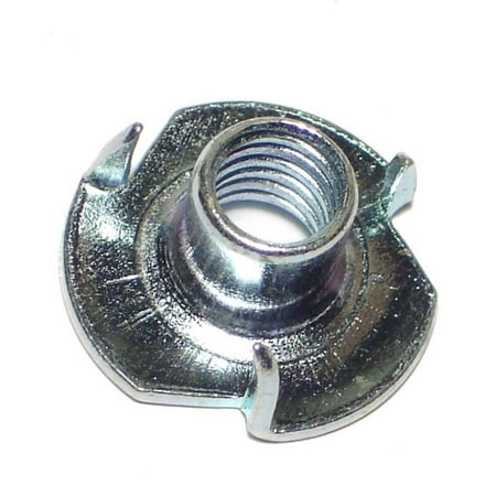 5/16-18 Zinc Plated Steel Coarse Thread Pronged Tee Nuts – Tns-092