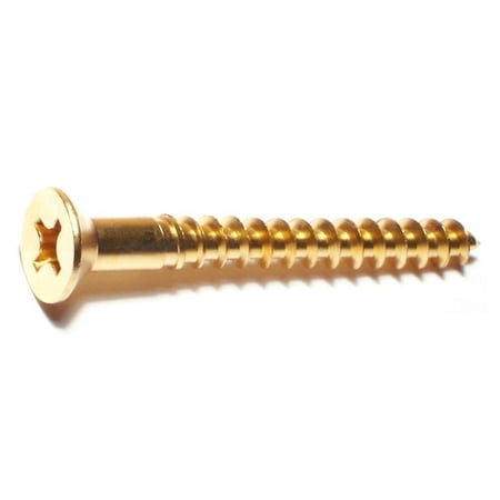 #12 X 2 Brass Phillips Flat Head Wood Screws – Durable And Versatile Fasteners