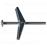 1/8 X 2 Zinc Mushroom Toggle Bolts – Heavy Duty Fasteners For Secure Mounting