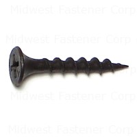 Coarse Phillips Bugle Drywall Screws 6 X 1 Black Phosphate – 100 Count