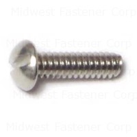 Slotted Round Machine Screws 6-32 X 1/2 Inch Stainless Steel – Durable Fasteners