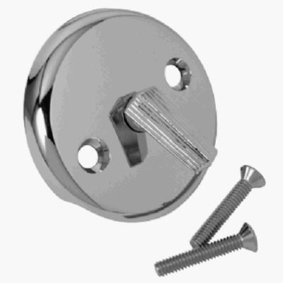 Chrome Tub Overflow Face Plate With Trip Lever And Screws