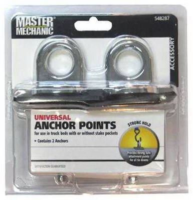 Chrome Universal Anchor Points, 2-Pk.