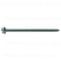 8 X 3 Zinc Slotted Hex Washer Sheet Metal Screws – Durable Fasteners For Various Applications