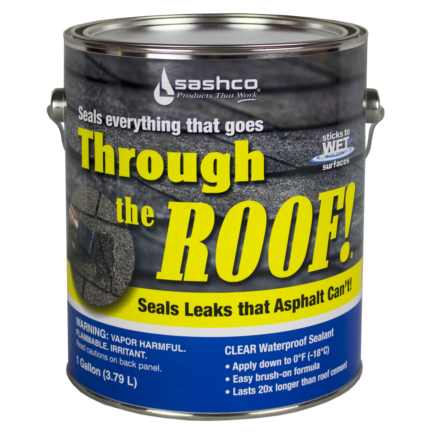 Elastomeric Roof Sealant, Brushable, Gallon