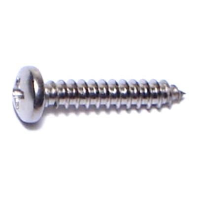 #4 X 5/8 Inch Phillips Pan Head Sheet Metal Screws Stainless Steel 18-8 – 100 Count