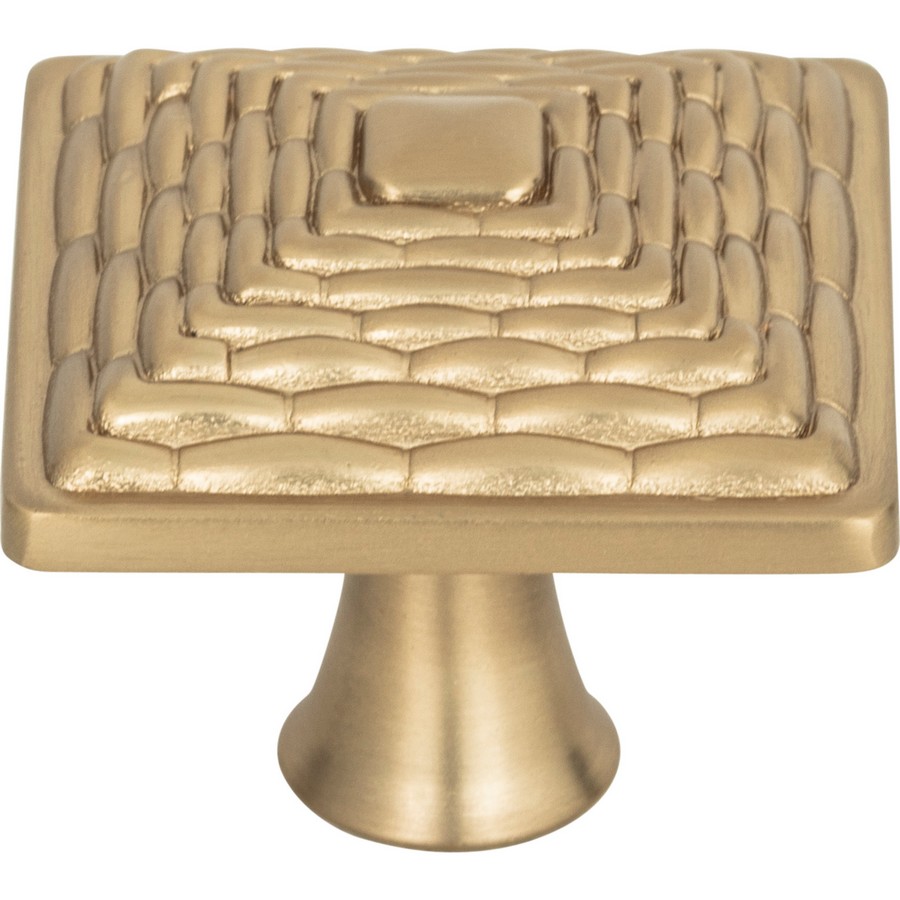 Mandalay Square Knob 1-1/4″ Dia Champagne Atlas Homewares 237-CM
