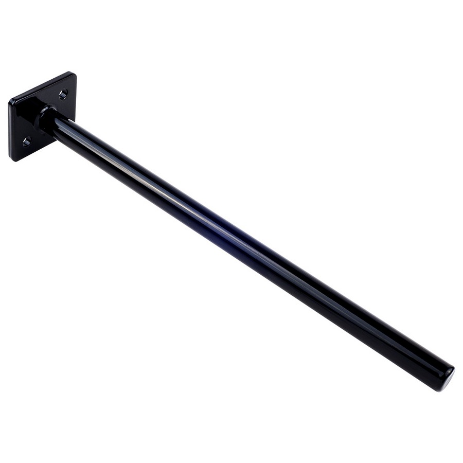10″ x 1-3/4″ x 1-1/2″ Floating Shelf Support Rod Black Federal Brace 32138