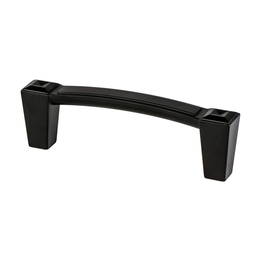 Connections Pull 3″ Center to Center Matte Black Berenson 4002-1055-P