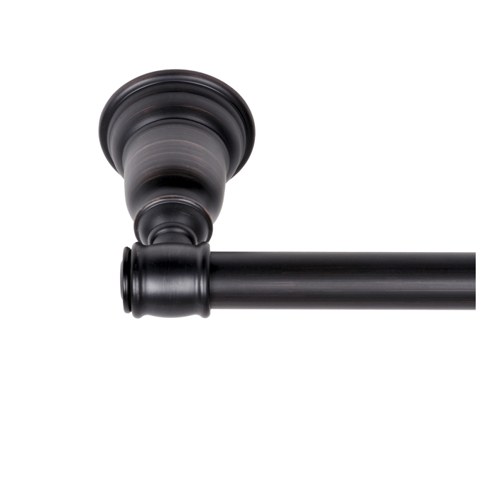 BHP 4724DB Mission Bell Towel Bar, Dark Bronze