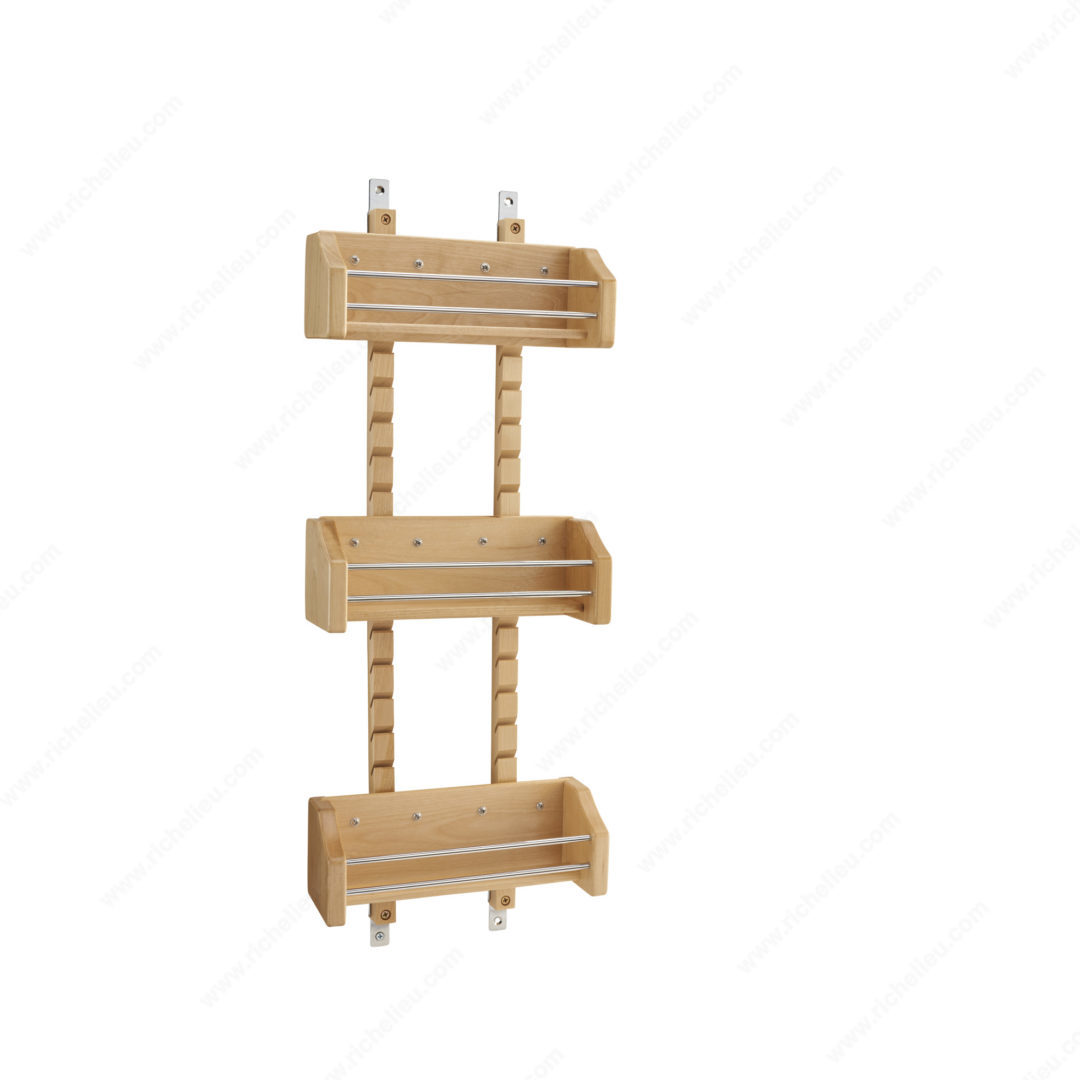 Richelieu 4ASR15 Rev-A-Shelf Adjustable Door-Mount Spice Rack