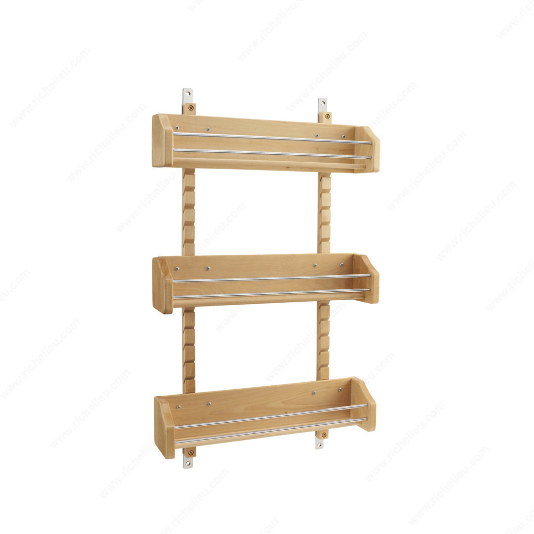 Richelieu 4ASR21 Rev-A-Shelf Adjustable Door-Mount Spice Rack