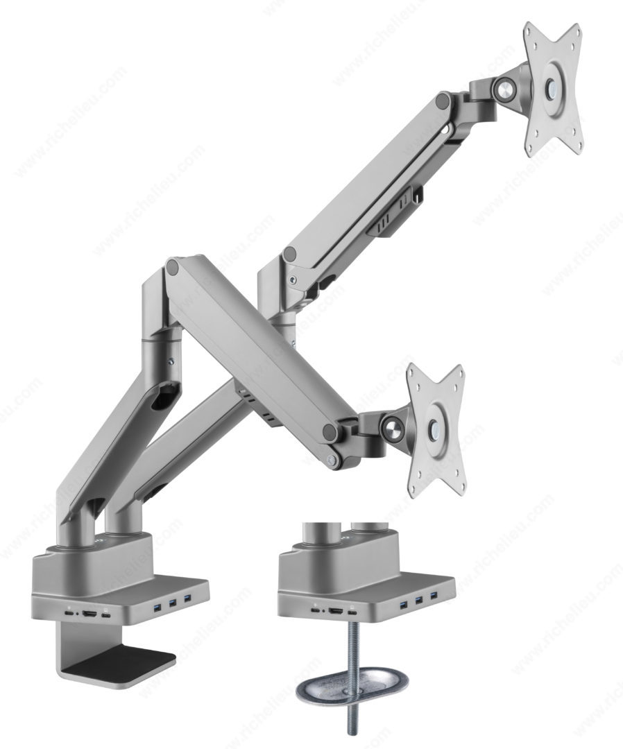 Richelieu 500FPDK22100 Flexa Pro Heavy-Duty Spring-Action Monitor Arm